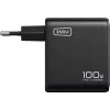 INIU Leopard Charger 100W GaN USB-C EU-pistoke musta