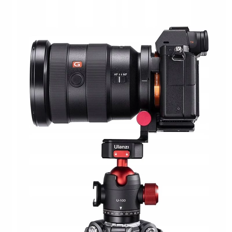 ULANZI S-63 jalustakiinnike objektiivikaulus Sony Alpha E-mount kameroille
