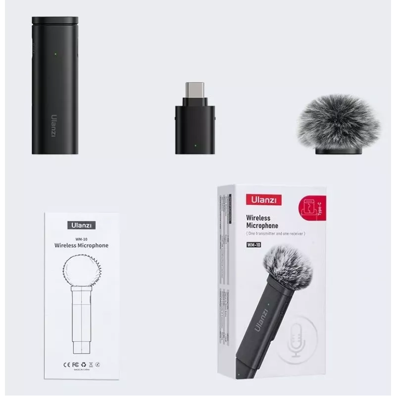 ULANZI WM-10-T USB-C langaton mikrofonijärjestelmä