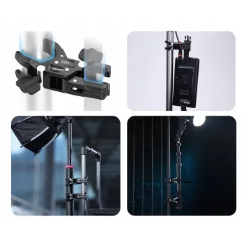 Ulanzi LC01 kaksoiskuulapää Magic Arm -sarja 2x Super Clamp