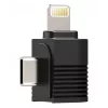 Ulanzi A100 Lightning-sovitin mikrofonille iPhone 14 13 12 11 X 8