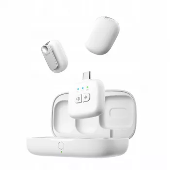 Ulanzi A30 Tiny langaton audiolähetyspaketti – USB-C, valkoinen