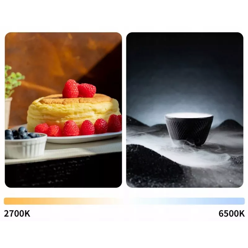 Ulanzi UA20 LED-videovalo – bi-color 2700K-6500K