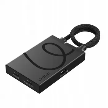 ULANZI H1 4-in-1 USB-C-keskitin HDMI 4K:lla ja 3x USB-C PD 3.0 10Gbps