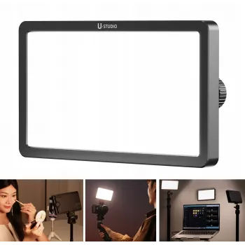 ULANZI K6500 9W RGB LED-videotäytevalo magneettikiinnityksellä, Bluetooth-sovellusohjaus, OLED-näyttö