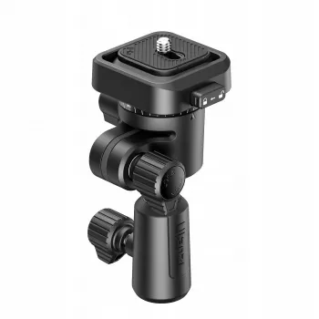 ULANZI F38 pikakiinnityssovitin 16 mm tapilla ja 12 mm tappikiinnityksellä, 1/4 tuuman-20 ruuvi, musta