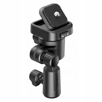 ULANZI F38 pikakiinnityssovitin 16 mm tapilla ja 12 mm tappikiinnityksellä, 1/4 tuuman-20 ruuvi, musta