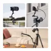 Ulanzi HD02 Super Clamp Crab Clamp 1/4 tuuman ja 3/8 tuuman kierteellä magic armille