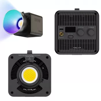 Ulanzi ML100 RGB kaksivärinen LED-valo, 2700-6500K