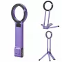 Ulanzi MA30 magneettinen puhelinkolmijalka - violetti