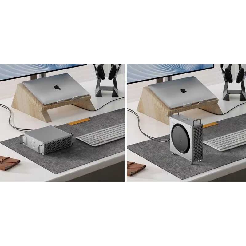 Ulanzi QT01 telakointiasema Mac Mini -tietokoneelle - Space Gray