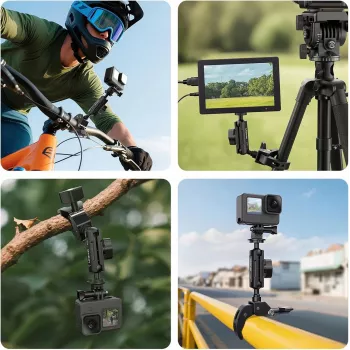 Ulanzi R105 nivelletty Magic Arm -varsi Super Clamp -kiinnikkeellä