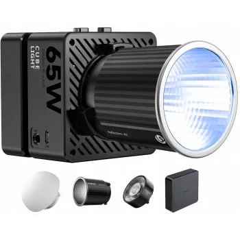 Ulanzi EC65 65W COB LED-videovalo studiolamppu Bowens-kiinnikkeellä, 2700K-6500K, CRI≥95, TLCI≥96, Bluetooth-sovellusohjaus