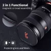 K&F Concept M-Cap magneettinen objektiivinsuoja 77 mm musta