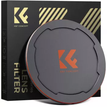 K&F Concept M-Cap magneettinen objektiivinsuoja 86 mm musta