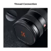 K&F Concept M-Cap magneettinen objektiivinsuoja 86 mm musta