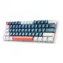 MACHENIKE K500-B61 60 % mekaaninen pelinäppäimistö, Outemu Blue -kytkimet, RGB-valaistus, sininen/valkoinen