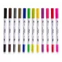 LOKLiK Dual Tip Brush Pens - 12 väriä