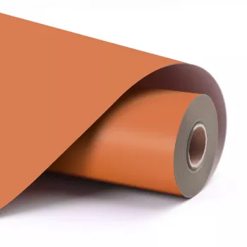 LOKLiK Permanent Adhesive Vinyl Film Matte - oranssi - 30.5 x 180 cm (12 inch x 6 inch)