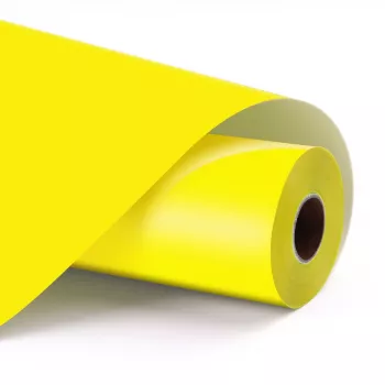 LOKLIK Permanent Adhesive Vinyl Film Matte - Lemon Yellow - 30,5 x 180 cm