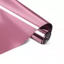 LOKLIK Permanent itseliimautuva vinyylikalvo Mirror-Metallic hopea 30x180 cm