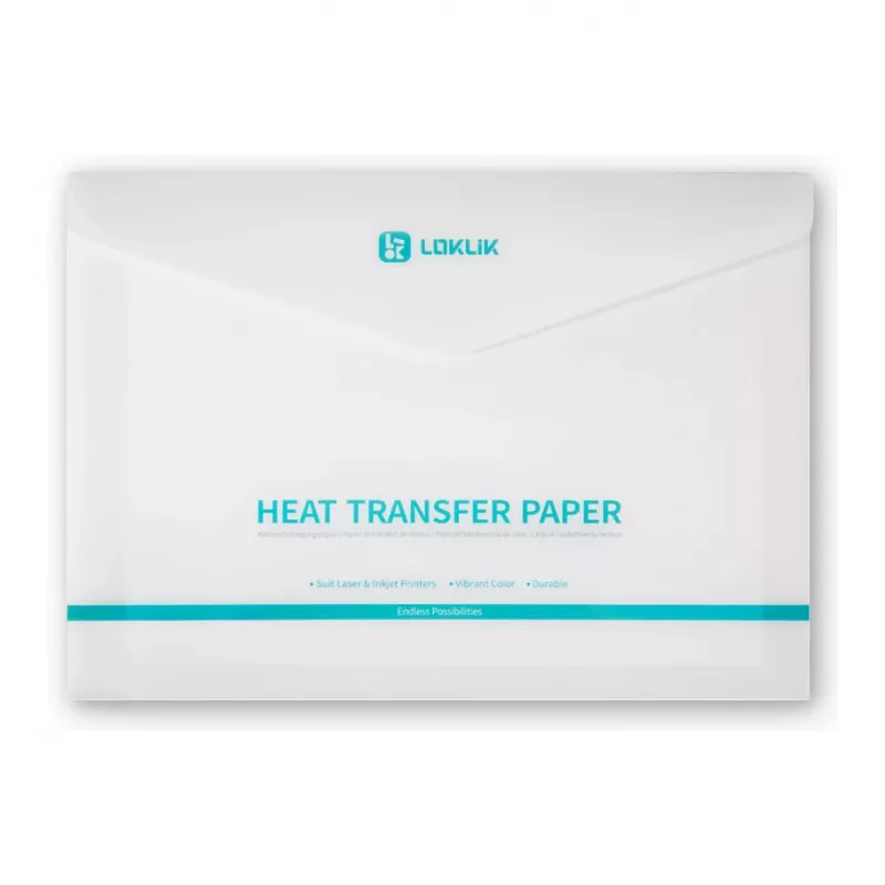 LOKLIK Europe Transfer Paper Sheets - Light - 8 kpl:n pakkaus