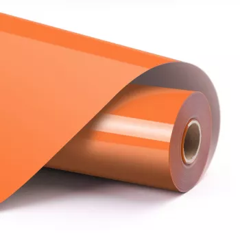 LOKLIK Basic Heat Transfer Vinyl - oranssi - 30,5 x 180 cm (12 inch x 6 inch)