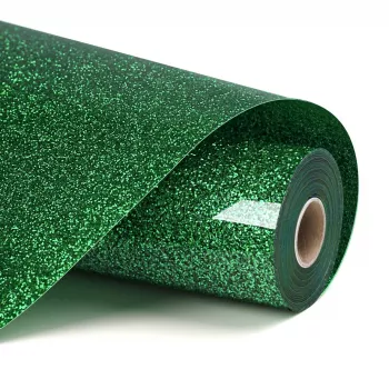 LOKLIK glitter-silityskalvo, vihreä, 30,5 x 90 cm
