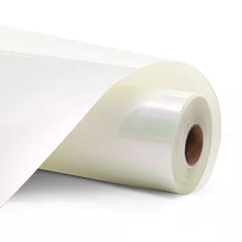 LOKLIK kameleontti-lämmönsiirtovinyyli - valkoinen–punainen - 30,5 x 90 cm