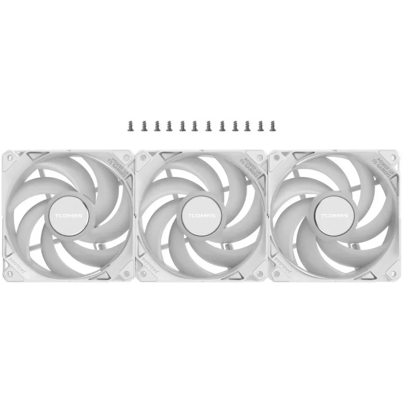 TCOMAS FA200 White Triple Pack 3x120mm kotelotuuletin
