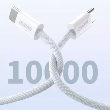 Dudao L6C USB-C - USB-C 60W PD 1m valkoinen