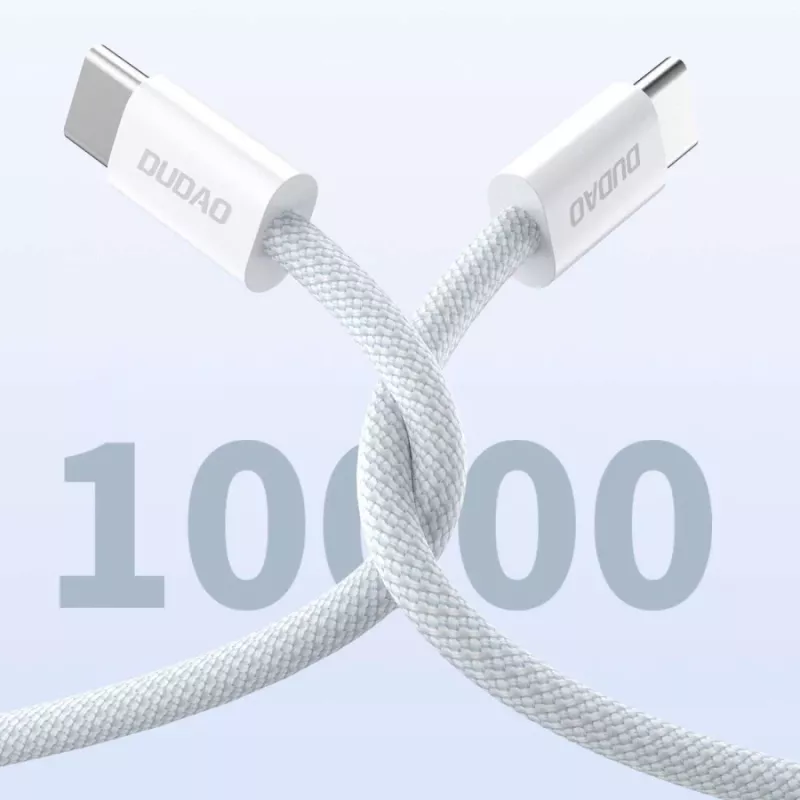 Dudao L6C USB-C - USB-C 60W PD 1m valkoinen