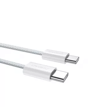 Dudao L6C USB-C - USB-C 60W PD 2m valkoinen