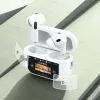 Dudao U19 True Wireless Stereo Bluetooth 5.3 -nappikuulokkeet LED-näytöllä - valkoinen