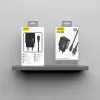 Dudao A23TEU 12W USB-A -verkkolaturi 1m USB-A - USB-C -kaapelilla, musta
