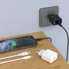 DUDAO A23LEU -laturi 12W 1xUSB-A (1m USB-A - Lightning -kaapeli sisältyy) valkoinen