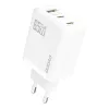Dudao A29C 65W GaN USB-C -laturi kaapelilla - valkoinen