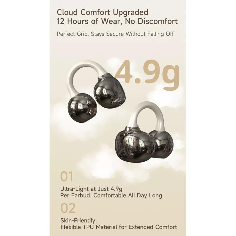 Dudao U20 TWS Bluetooth langattomat nappikuulokkeet - valkoinen