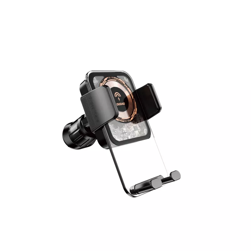 Dudao F19 autopuhelinteline langattomalla laturilla 15W - musta