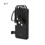 Dudao K11 Pro 20000 mAh power bank musta