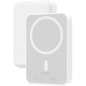 Dudao K26 10000mAh 20W USB-A / USB-C / MagSafe power bank valkoinen
