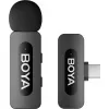 BOYA BY-V10 V2.0 langaton mikrofoni 2,4 GHz - musta