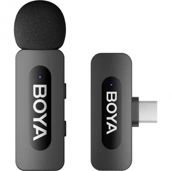 BOYA BY-V10 V2.0 langaton mikrofoni 2,4 GHz - musta