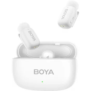 BOYA MINI-13 langaton mikrofonijärjestelmä 2TX+2RX valkoinen