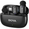 BOYA mini 2-02 langaton mikrofonijärjestelmä 2,4 GHz USB-C - musta