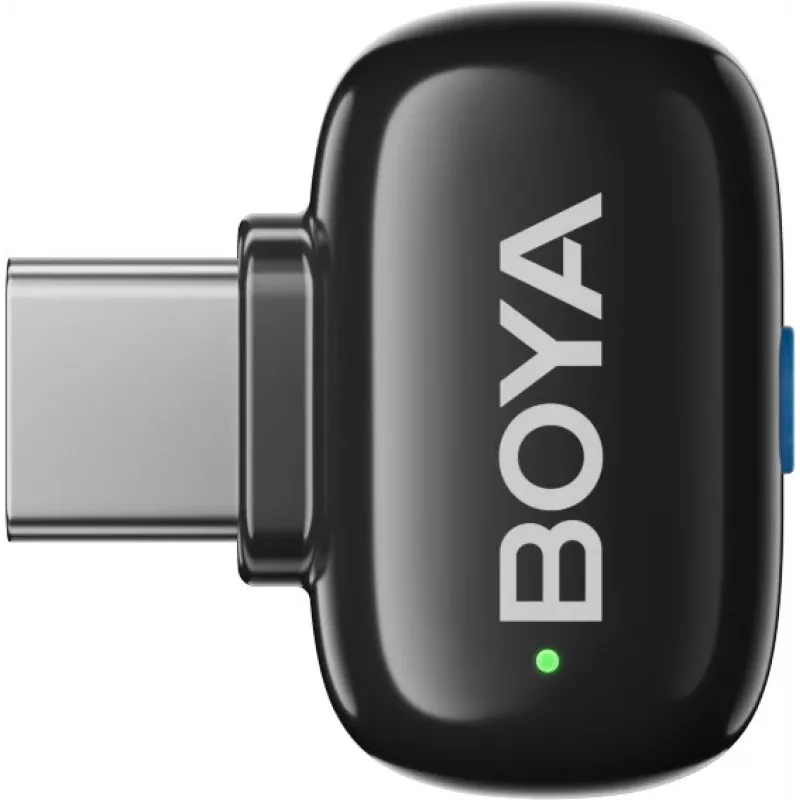 BOYA mini 2-02 langaton mikrofonijärjestelmä 2,4 GHz USB-C - musta