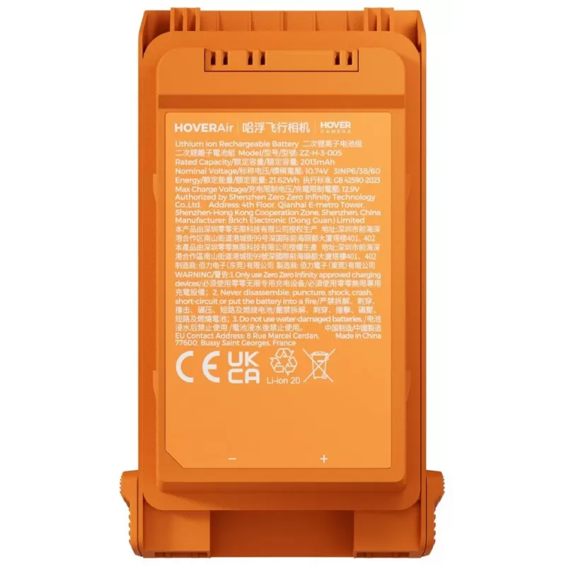 HVR HoverAir AQUA -älyakku (LiPo 7,7V 1050mAh) HoverAir X1 -droonille