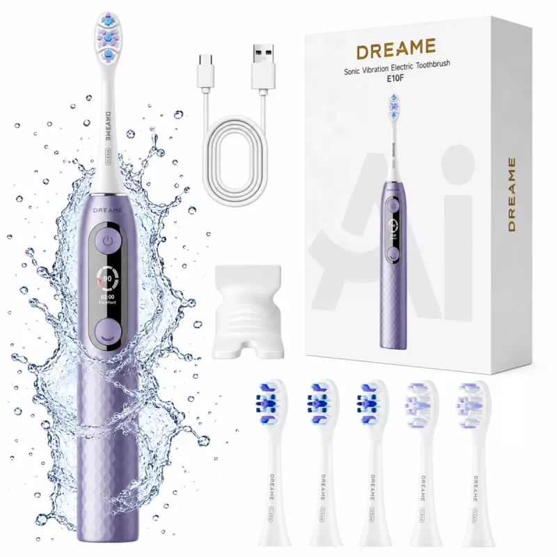 Dreame E10F äänihammasharja, setti, violetti