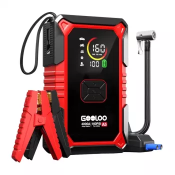 GOOLOO A5 2-in-1 -käynnistin kompressorilla 2500A 26800mAh 150PSI