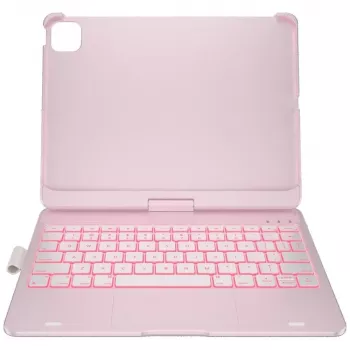 Typecase Flexbook Touch irrotettava näppäimistö-folio-kotelo iPad Air 11 M2 2024 / M3 2025 / M4 2026, vaaleanpunainen